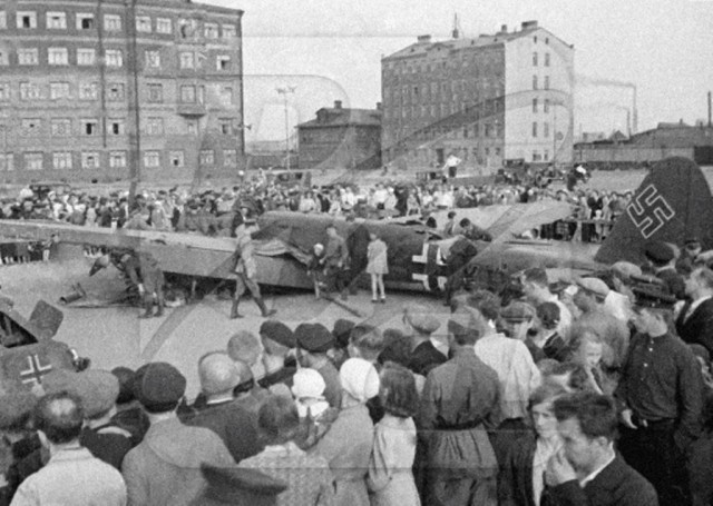 Подъем немецкого бомбардировщика Юнкерс-88А4