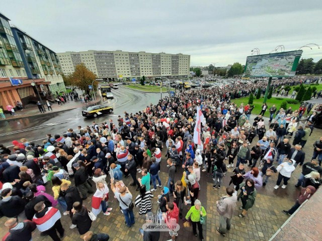 В 14-00 в Минске начнется марш несогласных с итогами выборов