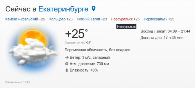 Полдень должен быть в час дня или даже позже