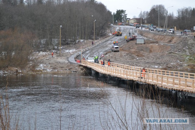 Обрушился мост в Архангельской области