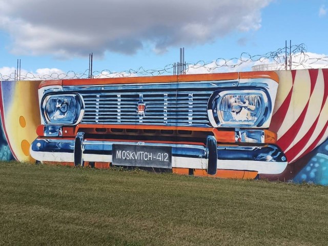 АЗЛК – мурал об истории.