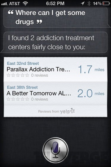 Нестандартные вопросы для Siri