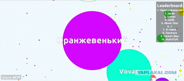 Симулятор жизни: agar.io