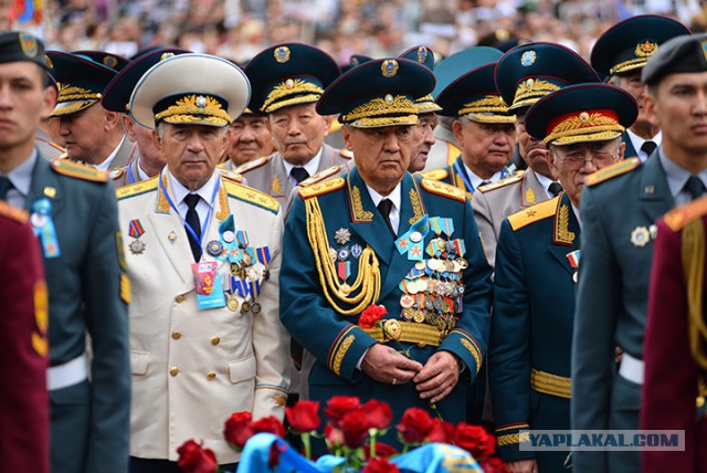 Георгиевская лента в Казахстане. Астана