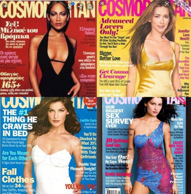 Как изменилась обложка журнала Cosmopolitan с начала 2000-х