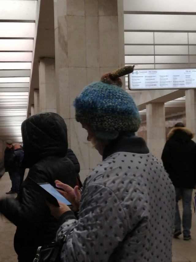 Свежая порция самобытных модников из российского метрополитена