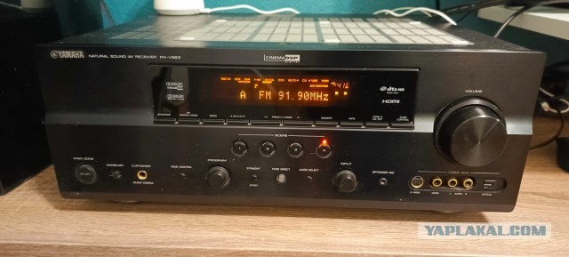 Напольная акустика Yamaha NS-555+ ресивер