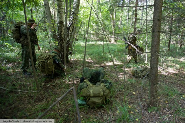 Марш-бросок со спецназом ВДВ