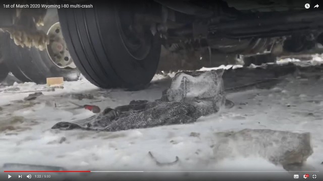 Дорожный замес в Вайоминге