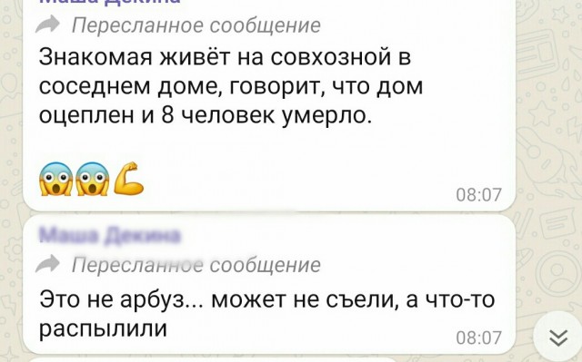 Госпитализированы соседи отравившейся арбузом семьи в Москве