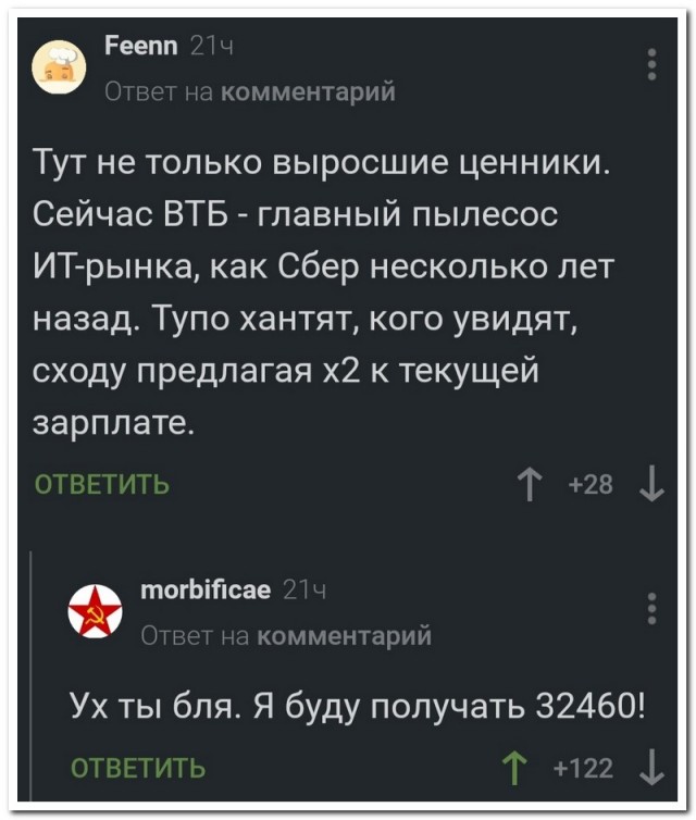 Забавные комментарии из социальных сетей (14.02.22)