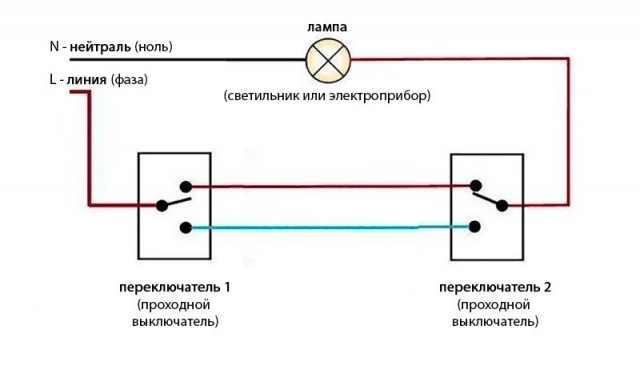 Проходной переключатель