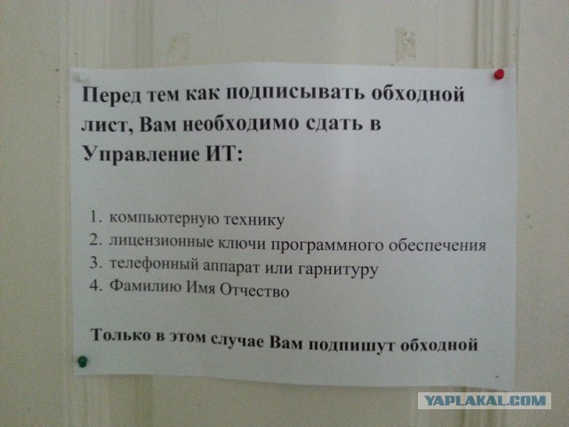 "Наш админ выходит от девочек из бухгалтерии..."