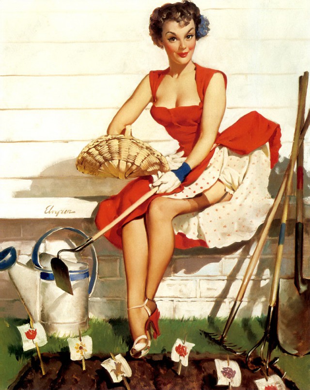 PIN-UP искусство Old school