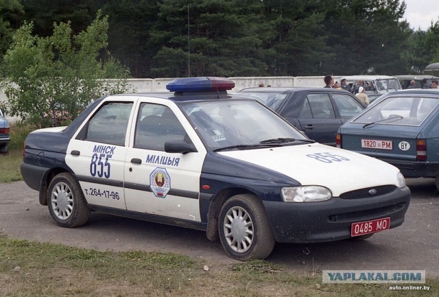 На чем ездила белорусская милиция 20 лет назад
