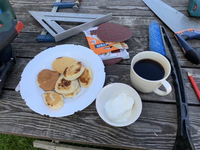 Навес для авто из бруса своими руками