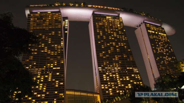 Сингапур. Гостиница "Марина Бэй"
