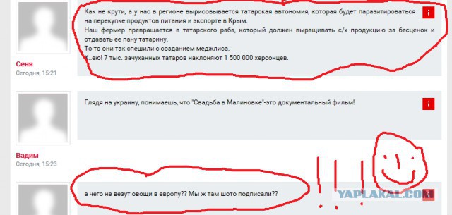 Блокада Крыма началась