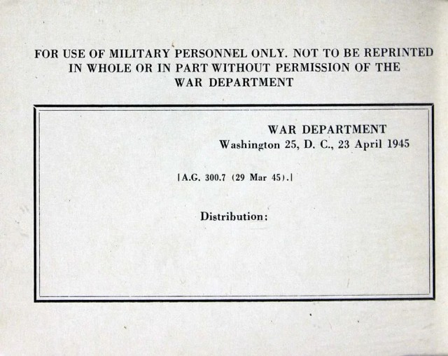 Инструкция 1945 года солдата США для общения с красноармейцем