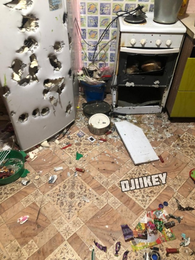 Житель небольшого якутского поселка расстрелял сегодня свою кухню