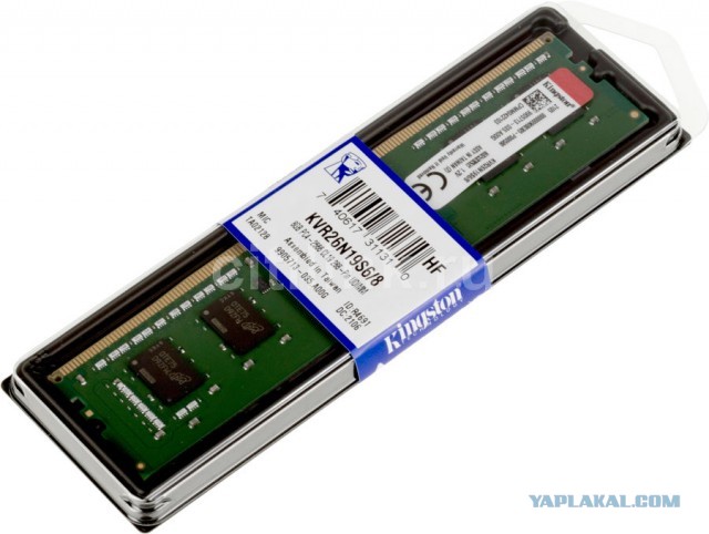 Модули памяти KINGSTON VALUERAM KVR26N19S8/8 DDR4