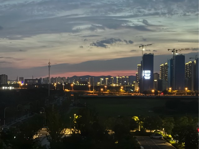 Закат в Китае