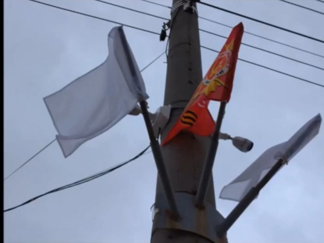 Десятки китайцев собрались возле ГУМа в Москве с флагами и что-то кричат