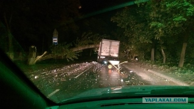 В Ростовской области бушует ураган
