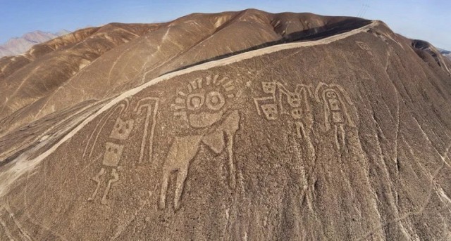 Удивительные гигантские линии и рисунки на плоскогорье в Перу старше рисунков Наска на тысячу лет