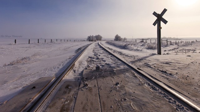 Зимняя железная дорога