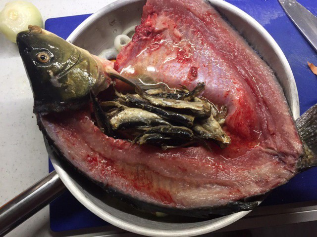 Караси и шпроты.