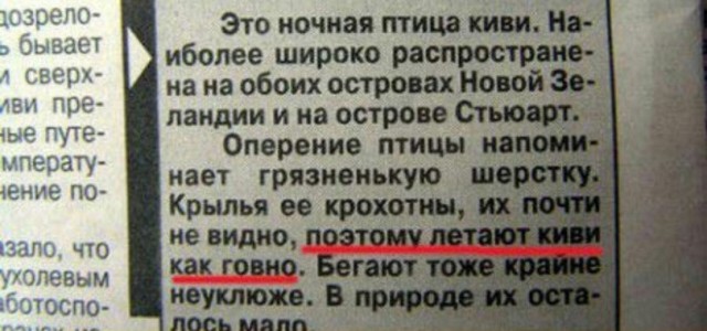 Птица киви