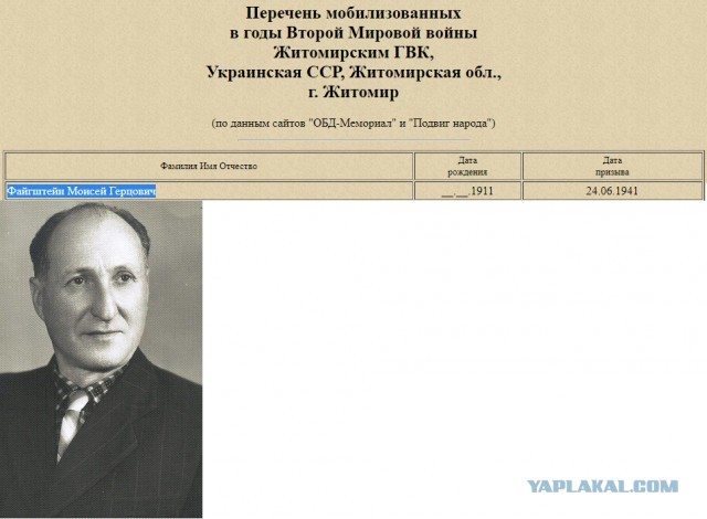 Бессмертный полк ЯПовчан