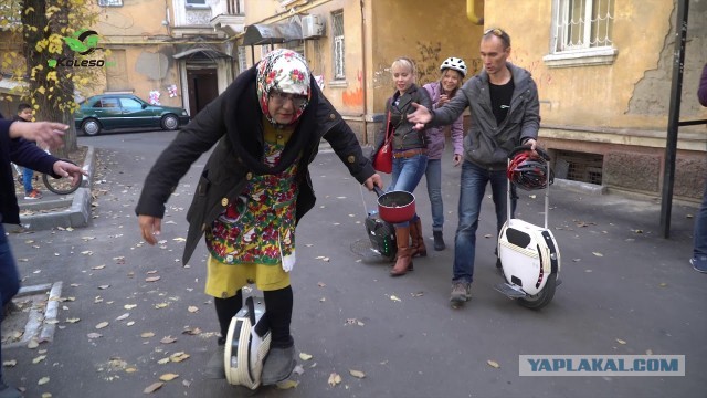 Полет с моноколеса