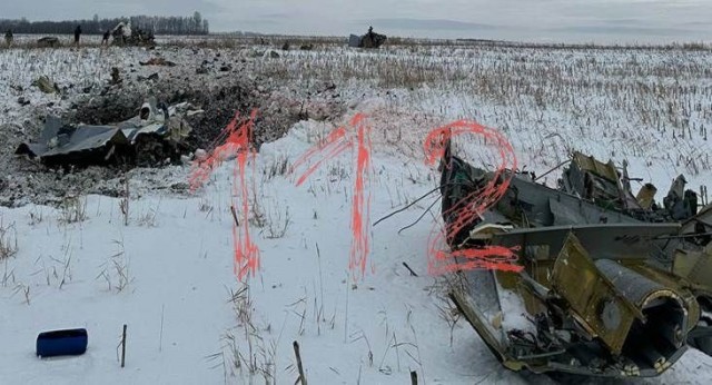 Ил-76 упал в Корочанском районе