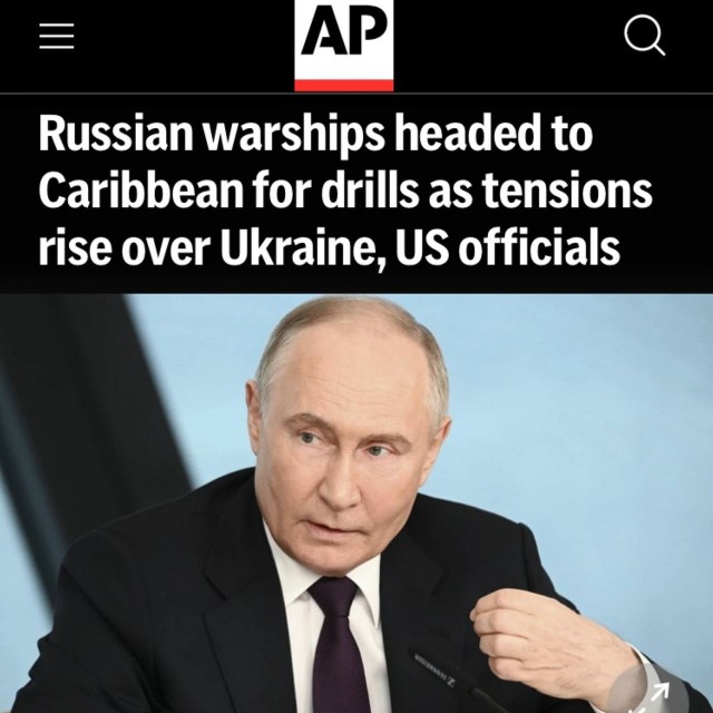 Россия может провести военные учения у границ США в Карибском море