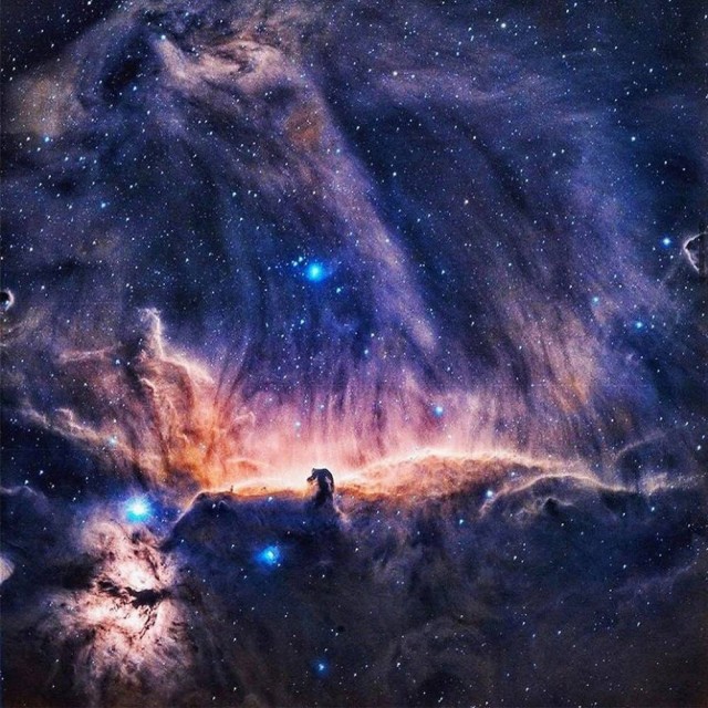 Потрясающая фотография туманности Конская Голова