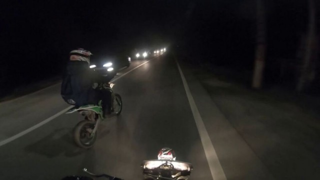 В Подмосковье Госавтоинспекторы в ходе рейдов выявили участников опасных заездов на питбайках