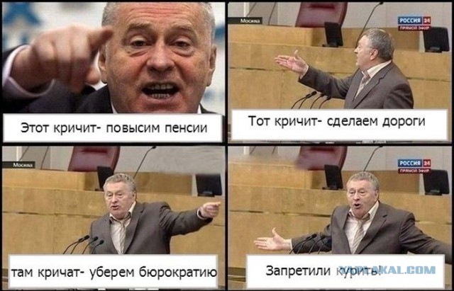 Владимир Вольфович негодует