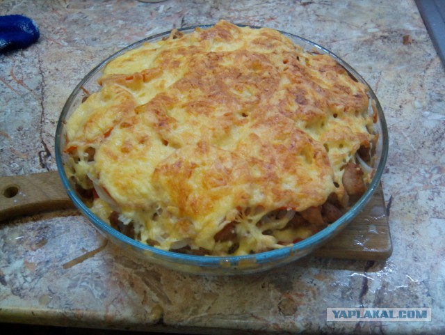 Драники с мясом.