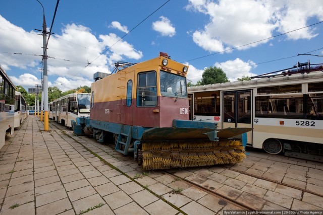 Старейшее трамвайное депо в Москве