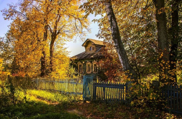 Осень в деревне