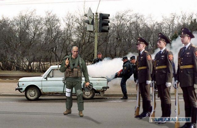 Фотожаба: запорожец и милиция