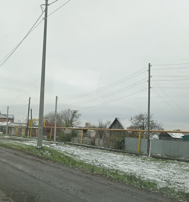 Поздней осенью в деревне