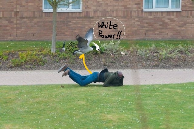 Это мой район, суки! Пошли все вон!