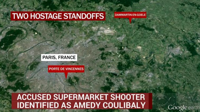 Неизвестные захватили заложника во Франции