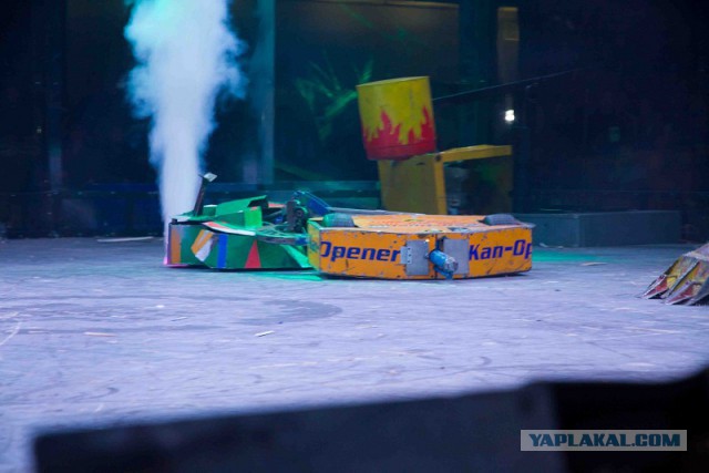 Бронебот 2016: Настоящие бои роботов состоялись в Олимпийском!