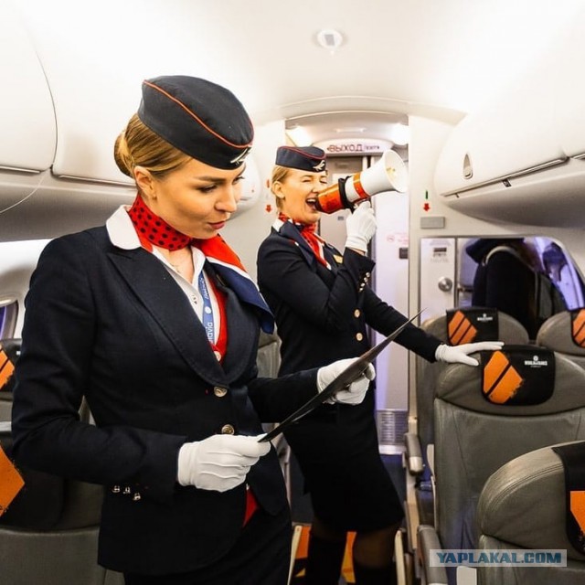 Задаем дурацкие вопросы стюардессе