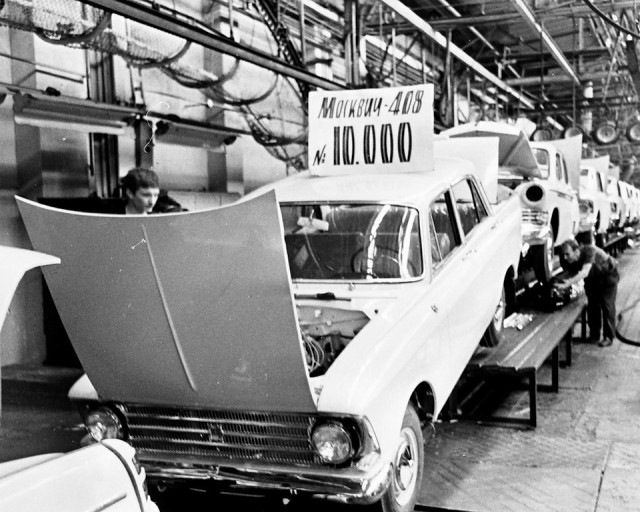 Принципиальная разница между технологией сборки автомобилей Opel Kadett и "Москвич"