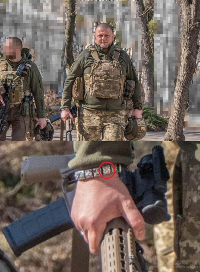 Командующий вооруженными силами Украины Залужный оказался ценителем свастики